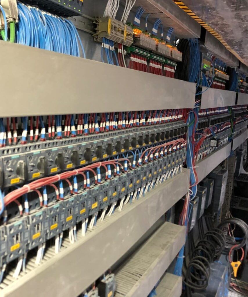 Tablero de control del molino